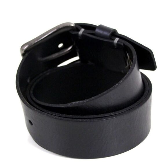 Fossil SADDLE BLACK GENUINE LEATHER 1.5"Wd CASUAL DRESS MEN'S BELT Sz 34 (B42 - Picture 4 of 13